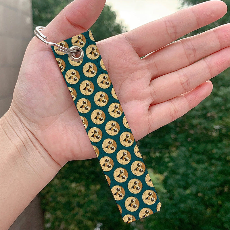 Wholesale PU Owl Cartoon Keychain